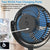 F1-02 8-Inch Stroller Fan for Baby,10000mAh Personal Portable Fan 4 Speeds Car Seat Baby Fan with Flexible Tripod Fix on Stroller,Crib,Car Seat,Golf Cart,Treadmill