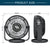 T5-02 USB Desk Fan With LED Night Lights,3 Speeds Desktop Cooling Mini Fan,360°Rotation Strong Wind USB Table Fan,Small Personal Travel Fan For Home Office Desktop Office Table 5.3 Inch