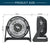 T5-04 USB Desk Fan With LED Night Lights,3 Speed Small Desktop Fan Cooling Table Fan, 360 Degree Rotation Strong Wind, Quiet Mini Personal USB Fan For Home Office Desktop